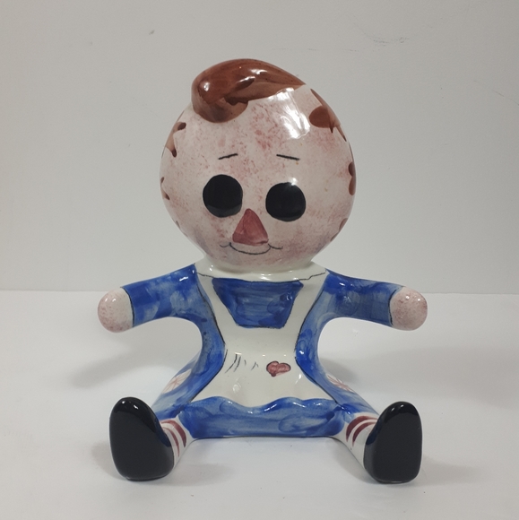 Vintage Other - 3/$10💞 1970 Italy Ceramic Coin Bank Raggedy Ann